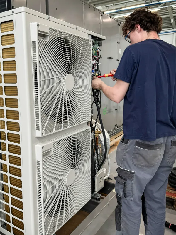 Putting air-handling units into operation